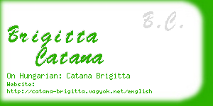 brigitta catana business card